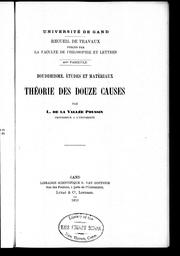 Cover of: ... Bouddhisme, études et matériaux: théorie des douze causes