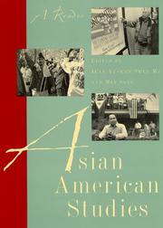 Cover of: Asian American Studies: A Reader