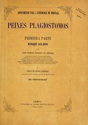 Cover of: Peixes Plagiostomos. by J. V. Barbosa du Bocage