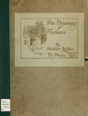 Cover of: Pen drawings of Florence