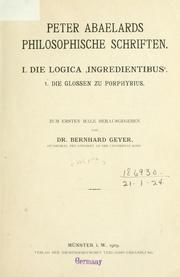 Cover of: Philosophische Schriften