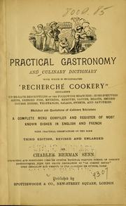 Cover of: Practical gastronomy and culinary dictionary