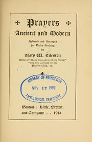 Cover of: Prayers ancient and modern