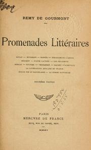 Cover of: Promenades littéraires.
