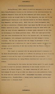 Cover of: Public confidence in Chancellor Adenauer following The North Rhine/Westphalia episode. | United States. American Embassy. Office of Public Affairs.