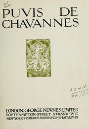 Cover of: Puvis de chavannes.