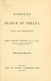Cover of: Rambles in search of shells, land, and freshwater.
