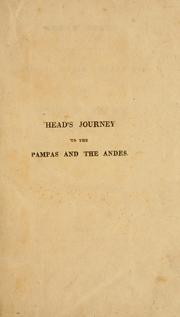Cover of: Rough notes taken during some rapid journeys across the Pampas and among the Andes.
