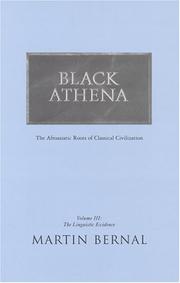 Cover of: Black Athena: The Afroasiatic Roots of Classical Civilization: The Linguistic Evidence, Vol. 3