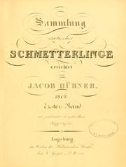 Cover of: Sammlung exotischer Schmetterlinge by Jacob Hübner