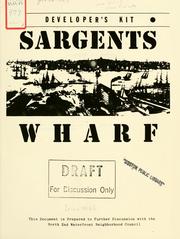 Cover of: Sargents wharf developer's kit: request for proposal. by Boston Redevelopment Authority