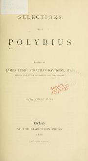 Cover of: Selections from Polybius