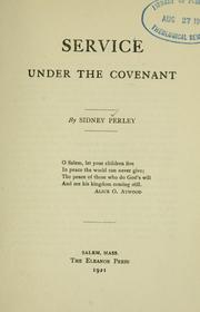 Cover of: Service under the covenant.