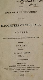 Cover of: The sons of the viscount and the daughters of the earl