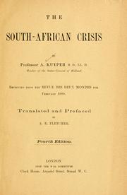 Cover of: The South-African crisis by Abraham Kuyper