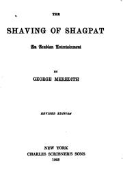 Cover of: The shaving of Shagpat by George Meredith