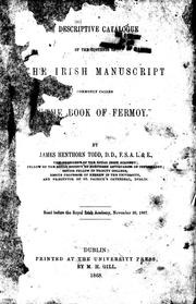 Cover of: A descriptive catalogue of the contents of the Irish manuscript commonly called "The Book of Fermoy" by by James Henthorn Todd.