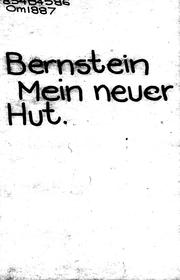 Cover of: Mein neuer Hut by  von Max Berstein.
