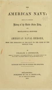 Cover of: American navy : being an authentic history of the United States navy