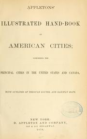 Cover of: Appleton's illustrated hand-book of American cities by 