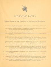 Cover of: Application papers ...