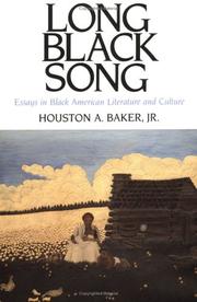 Cover of: Long black song by Houston A. Baker