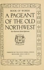Cover of: Book of words: a pageant of the old Northwest