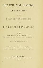 Cover of: The spiritual kingdom by James B. Ramsey