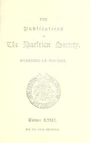 Staffordshire pedigrees based on the visitation of that county by Dugdale, William Sir