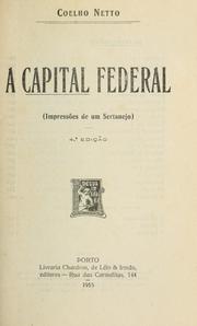 Cover of: capital federal: (impressões de um sertanejo)