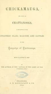 Cover of: Chickamauga by Fitch, John