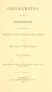 Cover of: Chickamauga by Fitch, John