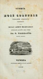 Cover of: Storia di Mosé Corenese