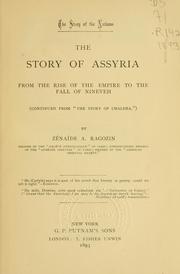 Cover of: The story of Assyria from the rise of the empire to the fall of Nineveh by Zénaïde A. Ragozin