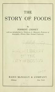 Cover of: The story of foods