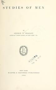 Cover of: Studies of man