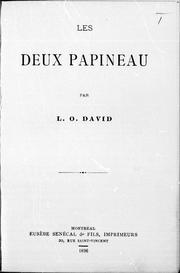 Cover of: Les deux Papineau