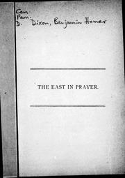 Cover of: The East in prayer