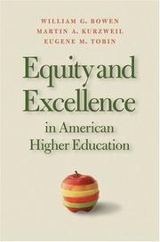 Equity and excellence in American higher education