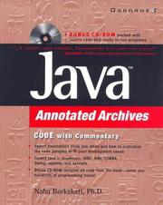 Cover of: Java Annotated Archives