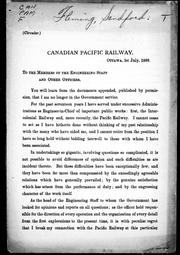 Canadian Pacific Railway, Ottawa, 1st July, 1880 by Fleming, Sandford Sir