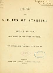 Synopsis of the species of starfish in the British museum by John Edward Gray