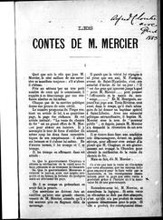 Cover of: Les Contes de M. Mercier