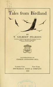 Cover of: Tales from birdland | T. Gilbert Pearson