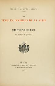 Cover of: The temple of Dendur.