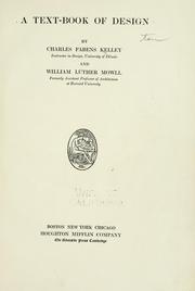 Cover of: A text-book of design