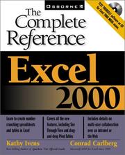 Cover of: Excel 2000: the complete reference