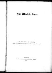 Cover of: The Moabite stone
