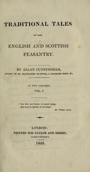 Cover of: Traditional tales of the English and Scottish peasantry.