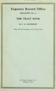 Cover of: trait book
